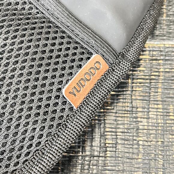 Yudodo Black Breathable Mesh Travel Safe Carrier Sling Bag Men's Size S - Picture 3 of 6